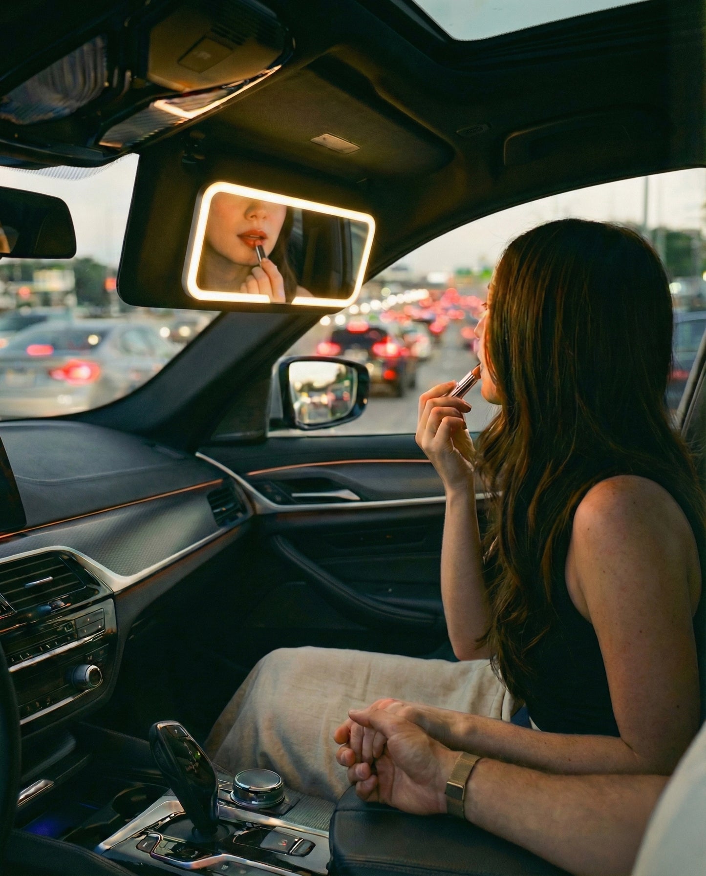 LumiDrive™ Premium Şarj Edilebilir Ayna