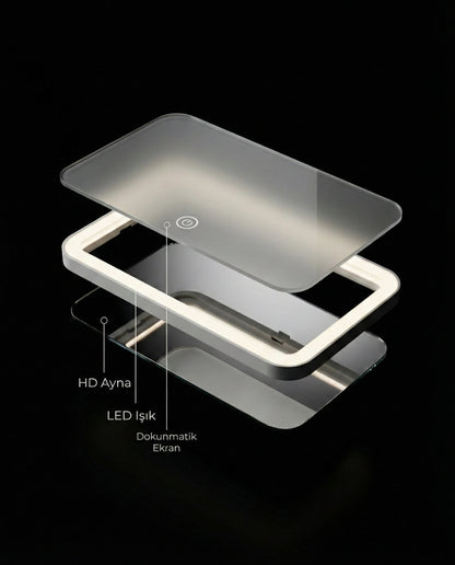 LumiDrive™ Premium Şarj Edilebilir Ayna